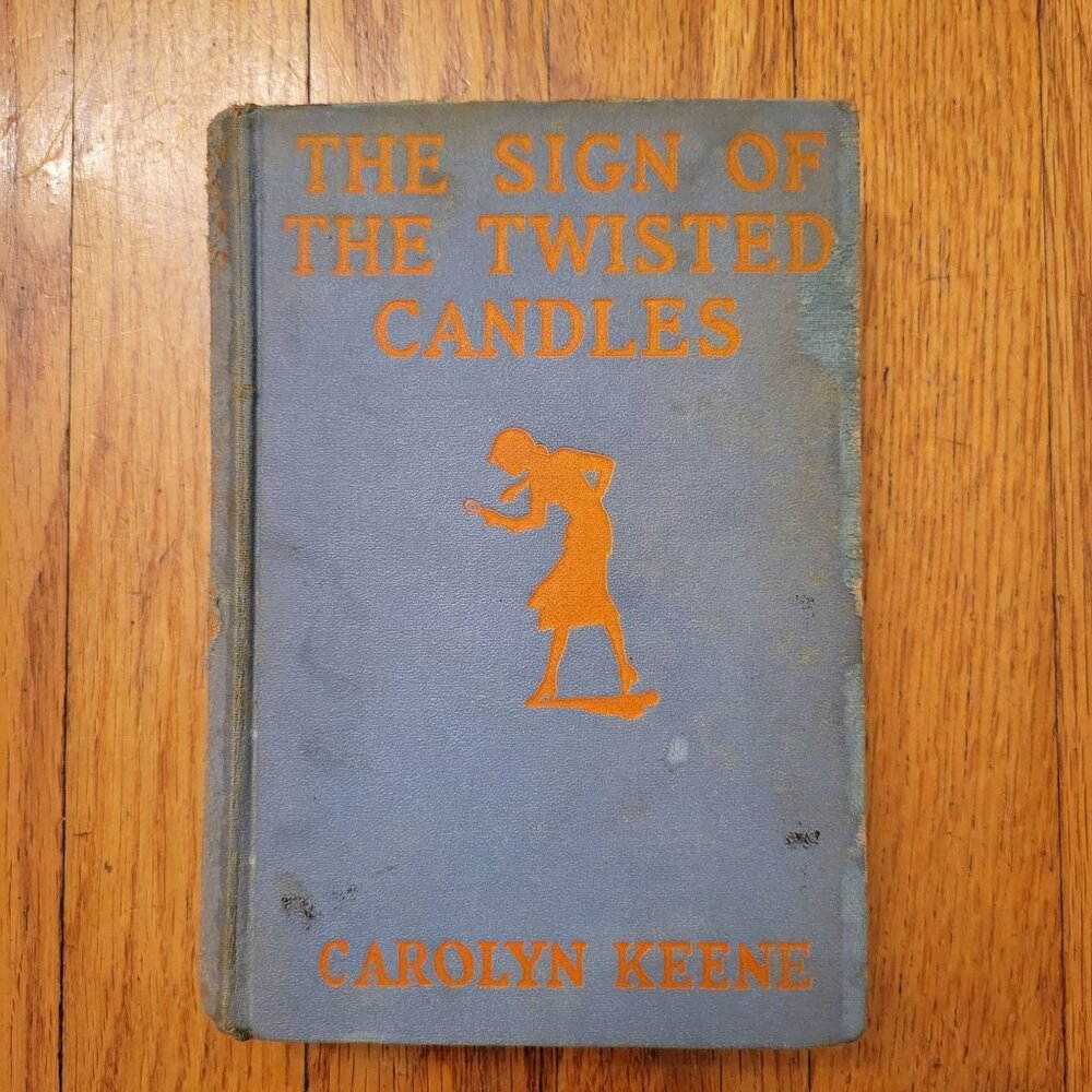 Sign Of The Twisted Candles Nancy Drew Mystery Book Carolyn‎ Keene 1933 1st Ed